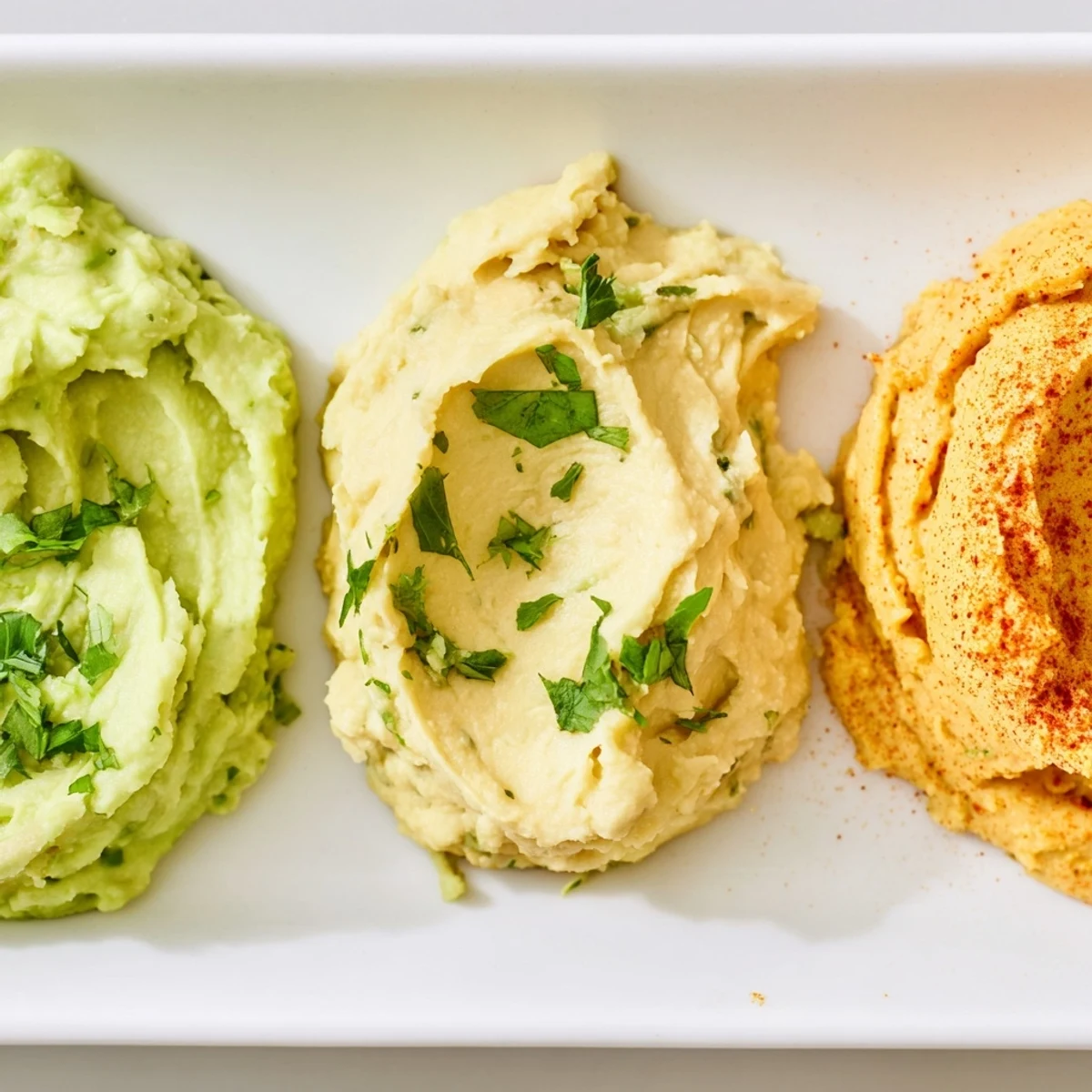Arranged with care, the Dip Trio offers guests three flavors for a satisfying taste.