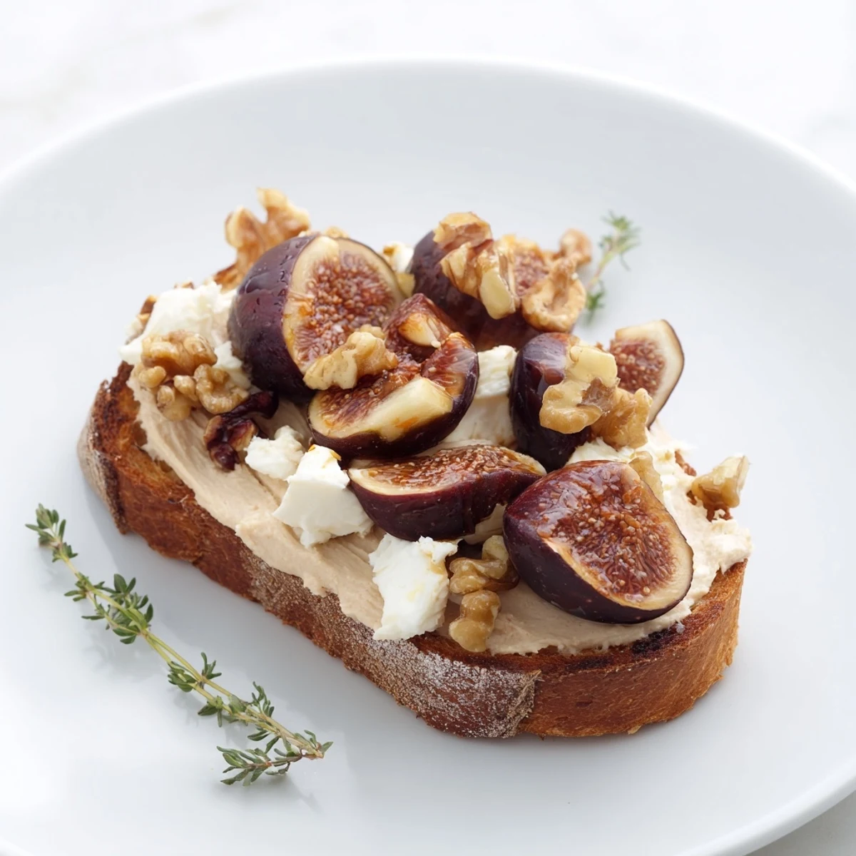 A tapestry of flavor: The Royal Tapestry appetizer with creamy pâté and sweet figs elegantly displayed.