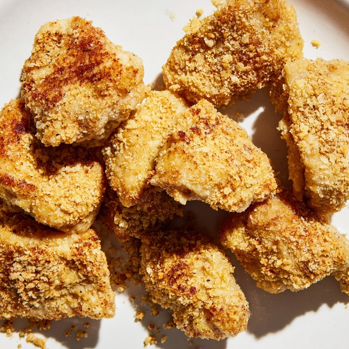 Homemade Air Fryer Un-Fried Chicken Nuggets, a healthy, kid-friendly American dinner option.