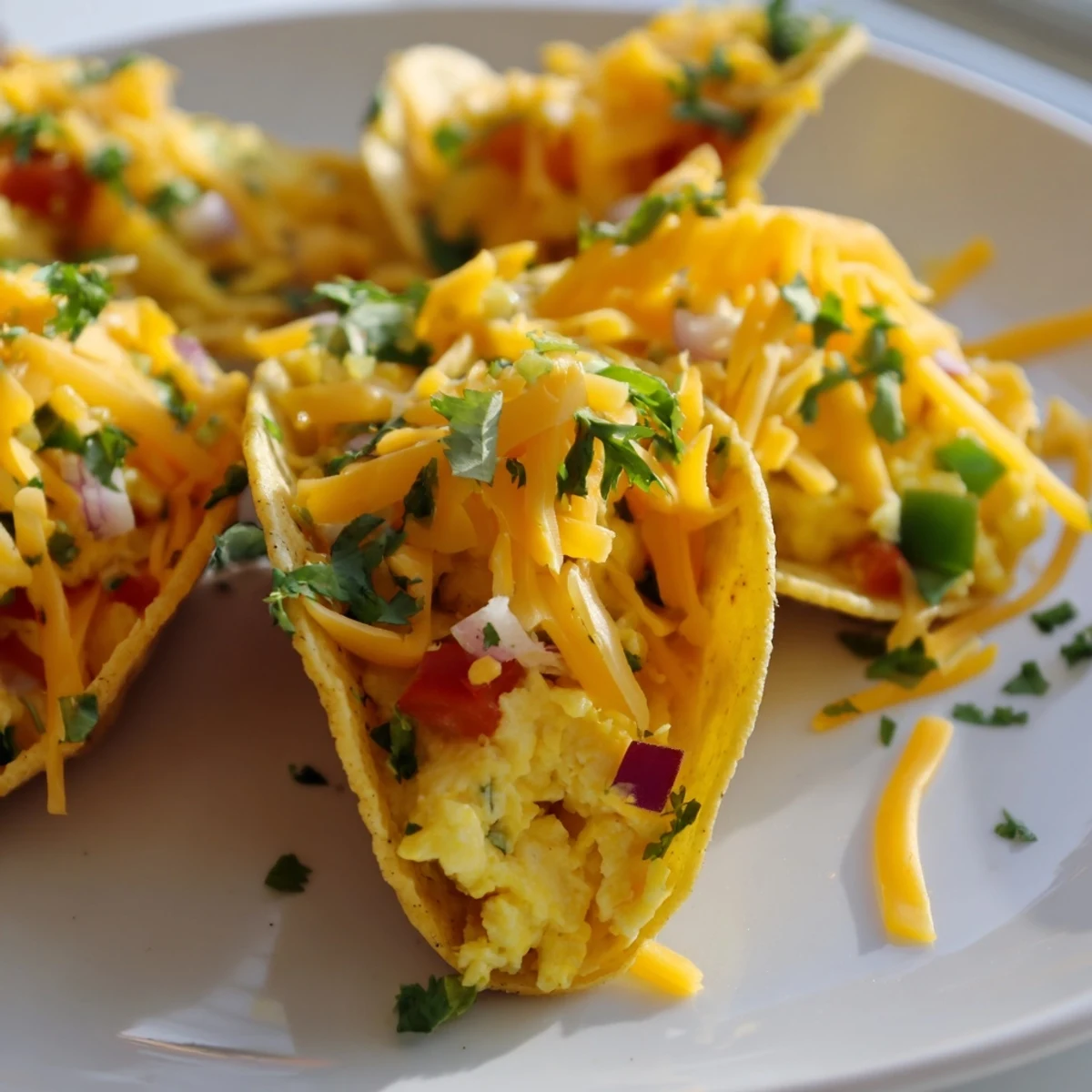 Here are the 3 ALT texts for the Sheet Pan Breakfast Tacos recipe: