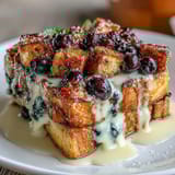 Zitronen Heidelbeer Sauerteig Toast