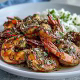 Gesunde Lemon Garlic Garnelen