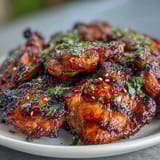 Honig Sriracha Gegrillte Hähnchenschenkel