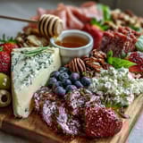 Spring Charcuterie Flowers Fruits