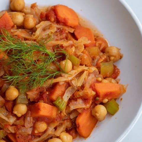 Sauerkraut Kichererbsen Eintopf