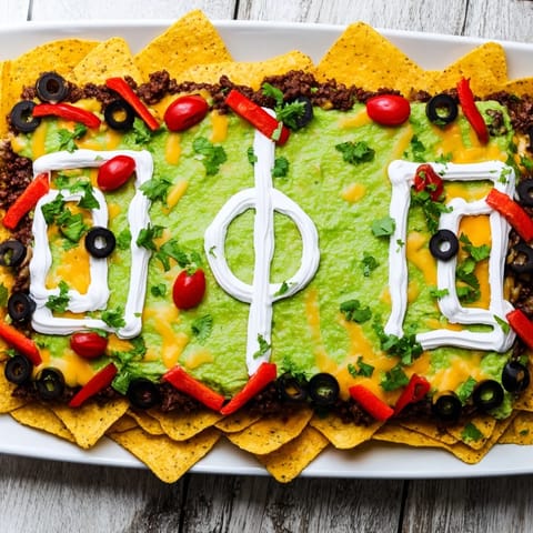 Soccer Field Nacho Platter