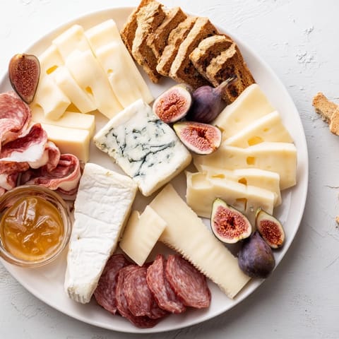 Elegante Wein-Food-Platte