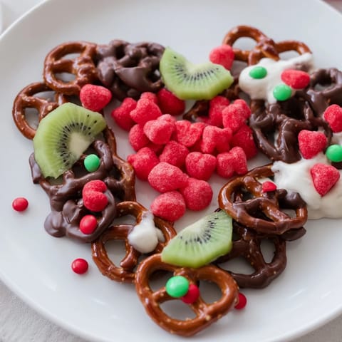 Grinch Herz Brezel Tafel