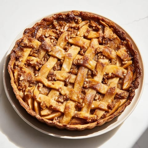 Lattice Apfel Walnuss Honig