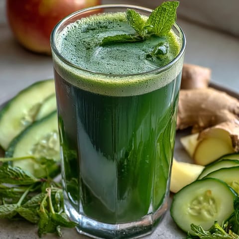 Gurke Apfel Ingwer Saft #343