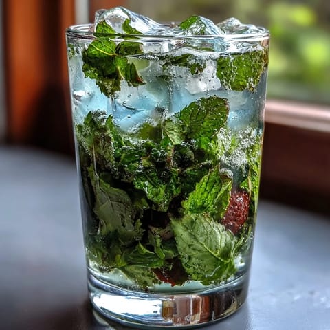 Frischer Mojito Frühling Pitcher