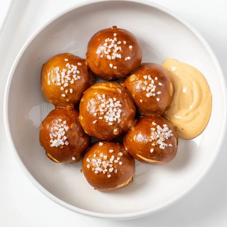 Enjoy these soft, homemade Mini Pretzel Bites, perfect for dipping in a beer cheese sauce.