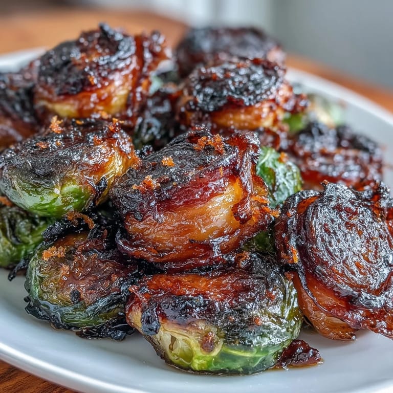 3. Gerösteter Rosenkohl mit leuchtendem Orangen-Maple-Glasur, garniert mit frischer Orangenschale für extra Frische.