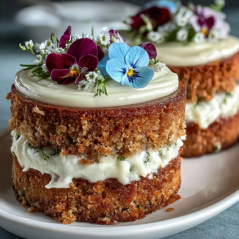 1. Mini Spring Birthday Layer Cakes with Edible Flowers - pastel vanilla cakes with lemon zest, decorated with buttercream and fresh edible blooms for a festive birthday celebration.  