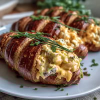 1. **Käse- und Cracker-Konfekt in Karottenform**: Bunter Snack aus Frischkäse und Crackern, perfekt für Kinderpartys und Osterfeiern.  